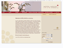 Tablet Screenshot of hotel-kocks.de